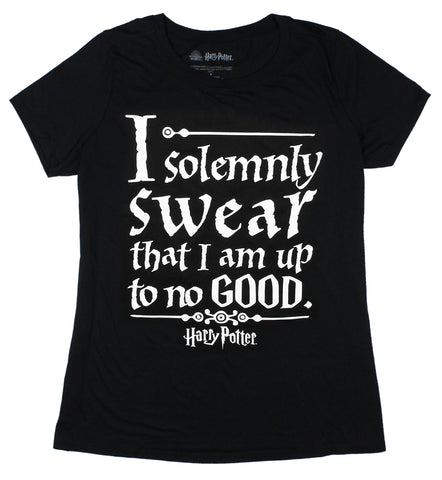 Harry Potter Women's Solemnly Swear Short Sleeve Graphic T-Shirt