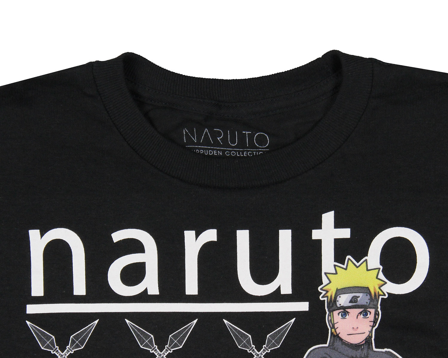 Naruto Big Boys' 07 Nine Tails Black T-Shirt Kids