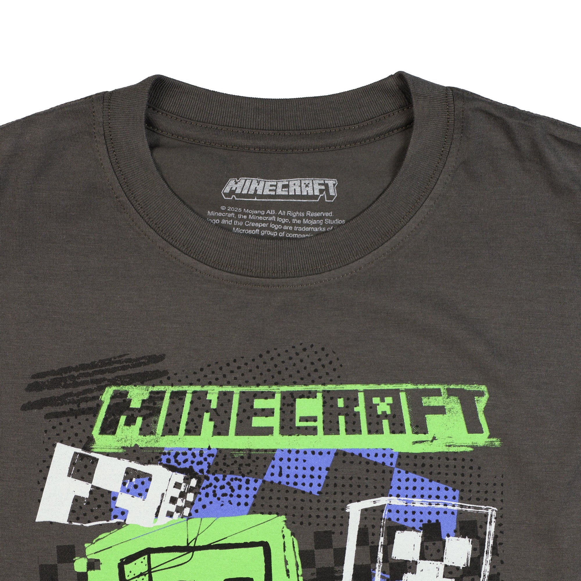 Minecraft T-Shirt Boy's Creeper Create Explore Survive Short Sleeve Tee