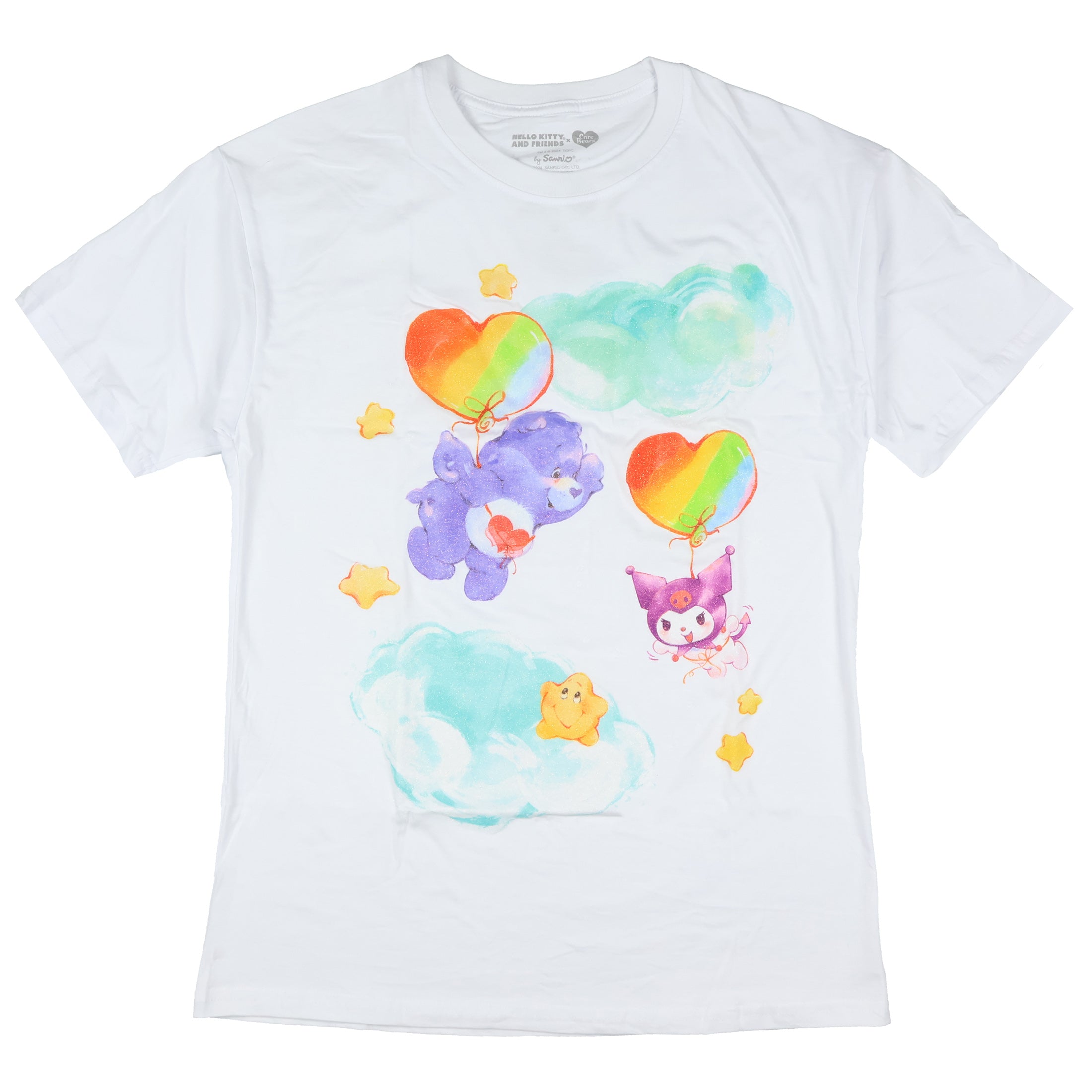 Hello Kitty and Friends x Care Bears Women's Harmony Bear and Kuromi Tee