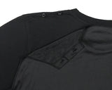 DC Comics Men's Batman Costume Shirt With Detachable Cape Classic Bat Logo