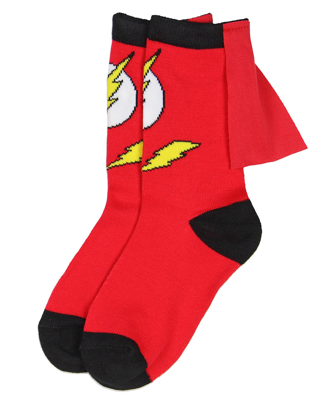 DC Comics Superhero Batman Superman The Flash Youth Boys Caped Crew Socks