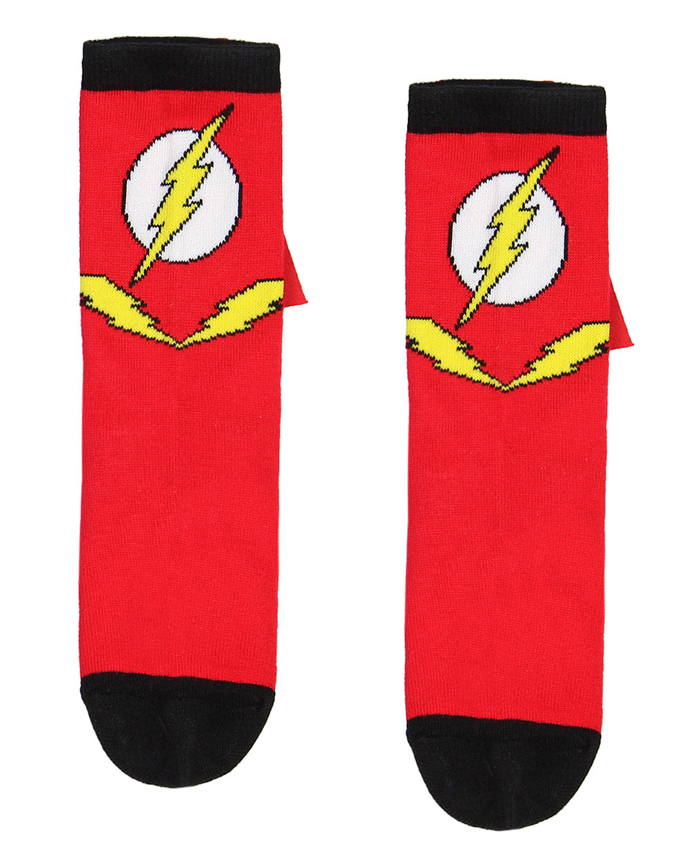 DC Comics Superhero Batman Superman The Flash Youth Boys Caped Crew Socks