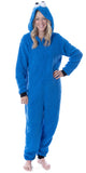 Sesame Street Family Fleece Union Suit Costume Pajama For Adults Toddlers