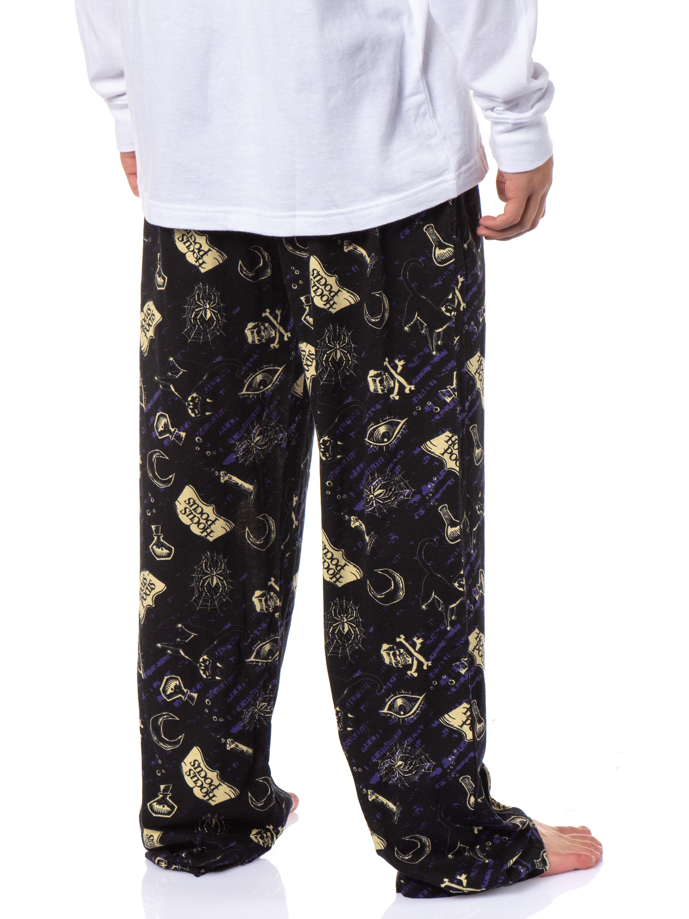 Disney Hocus Pocus Men's s AOP Drawstring Elastic Waistband Pajama Pants