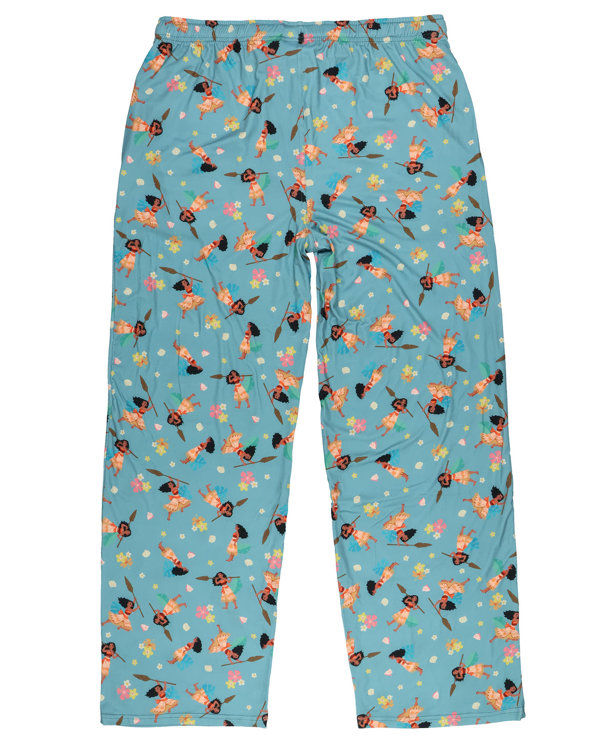 Disney Moana Pajama Pants Womens Tropical Seashell All Over Print PJ Bottoms