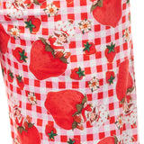 Strawberry Shortcake Pajama Pants Women's Gingham Print Lounge Bottoms