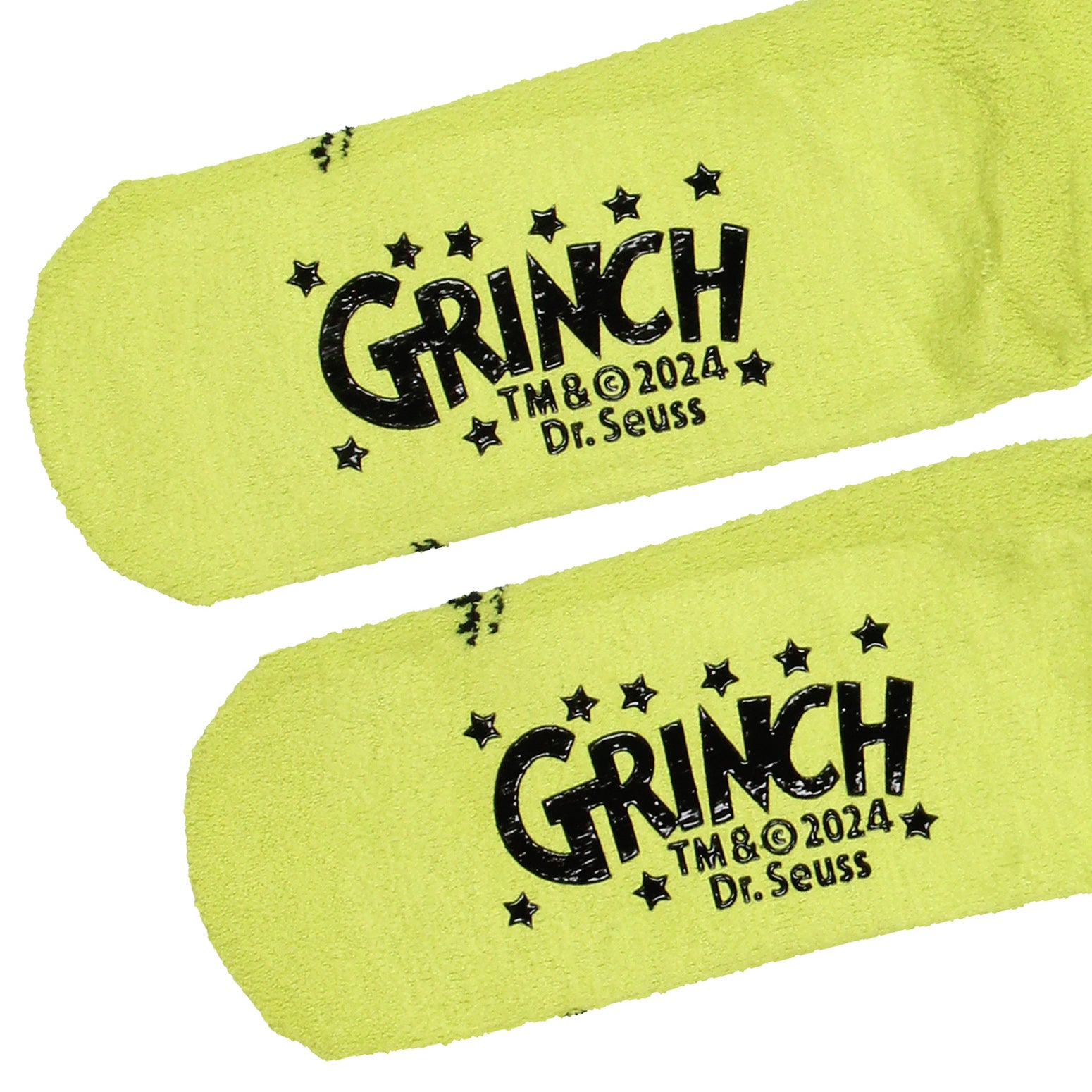 Dr Seuss Grinch Who Stole Christmas Matching Family Gripper Slipper Socks OSFM
