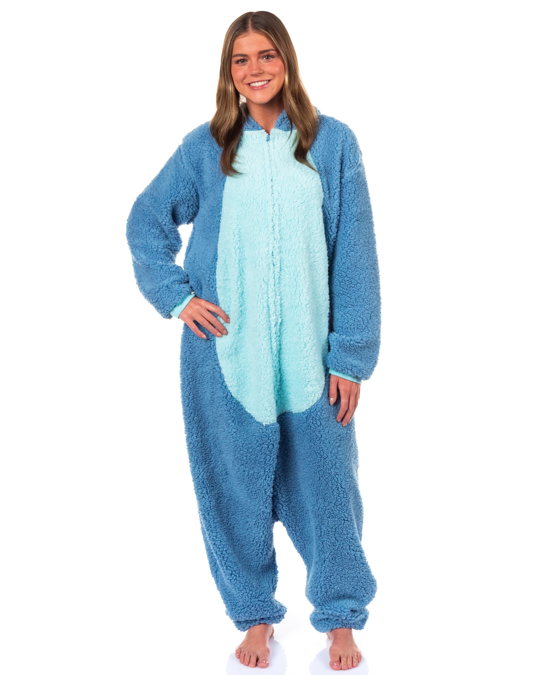 Disney Lilo & Stitch Kigurumi Santa Women's Costume Pajama Union Suit