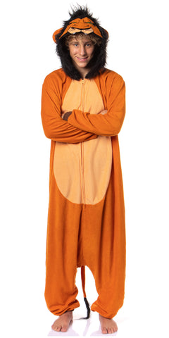 Disney The Lion King Scar Micro Fleece Costume Men's Pajama Union Suit