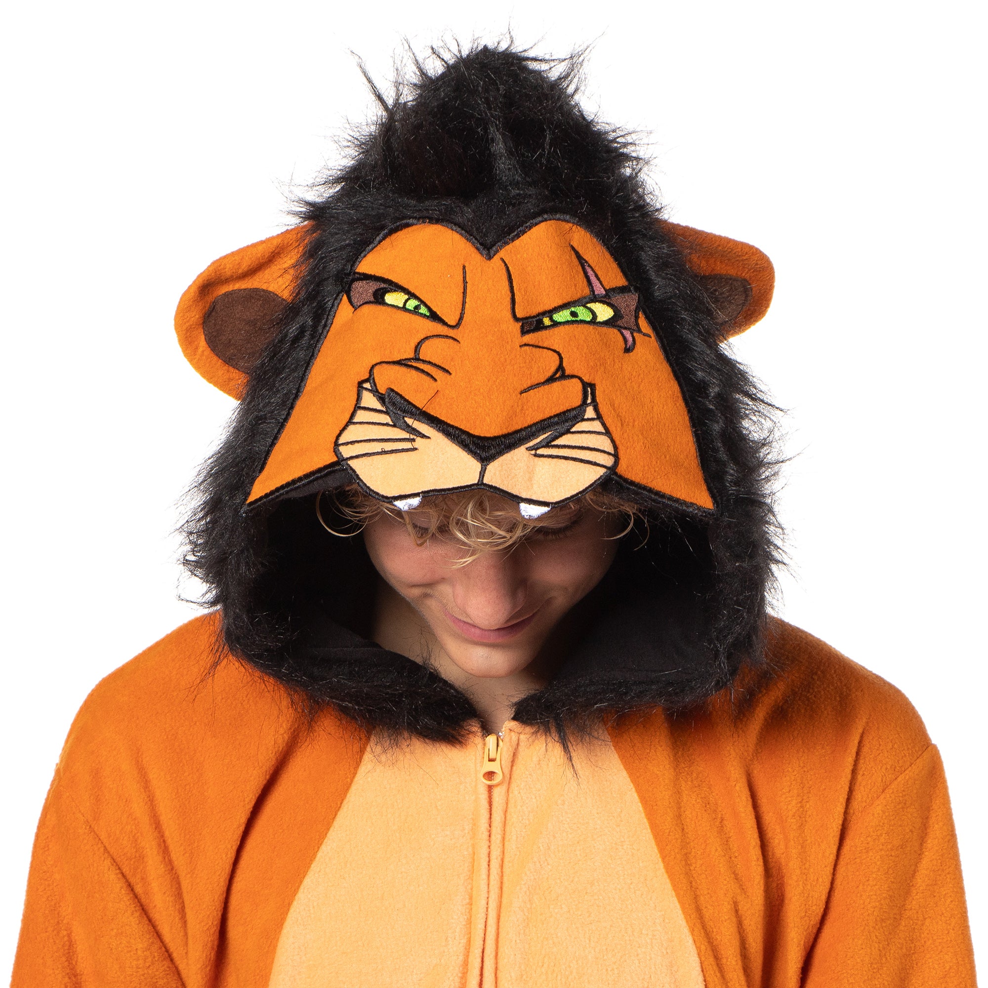Disney The Lion King Scar Micro Fleece Costume Men's Pajama Union Suit