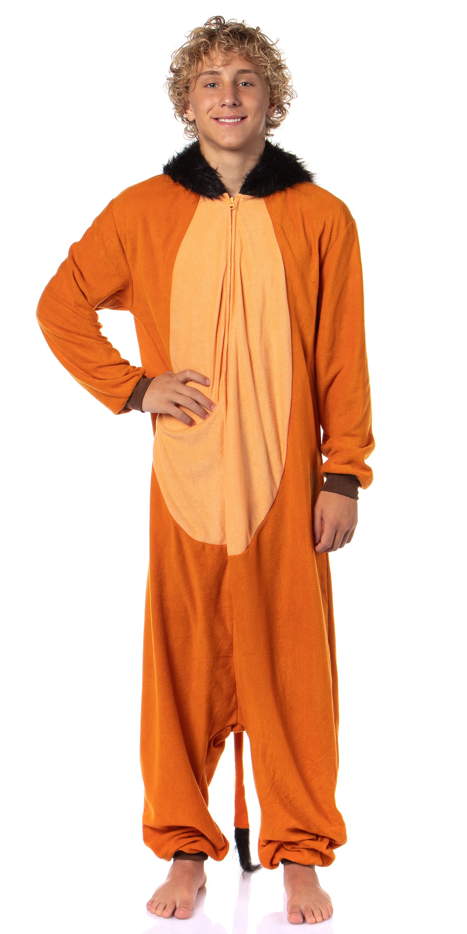 Disney The Lion King Scar Micro Fleece Costume Men's Pajama Union Suit