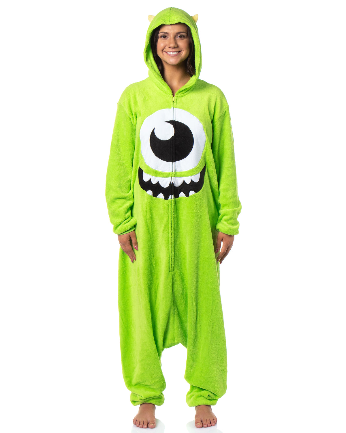 Disney Monsters Inc Mike Wazowski Kigurumi Adult Costume Pajama Union Suit