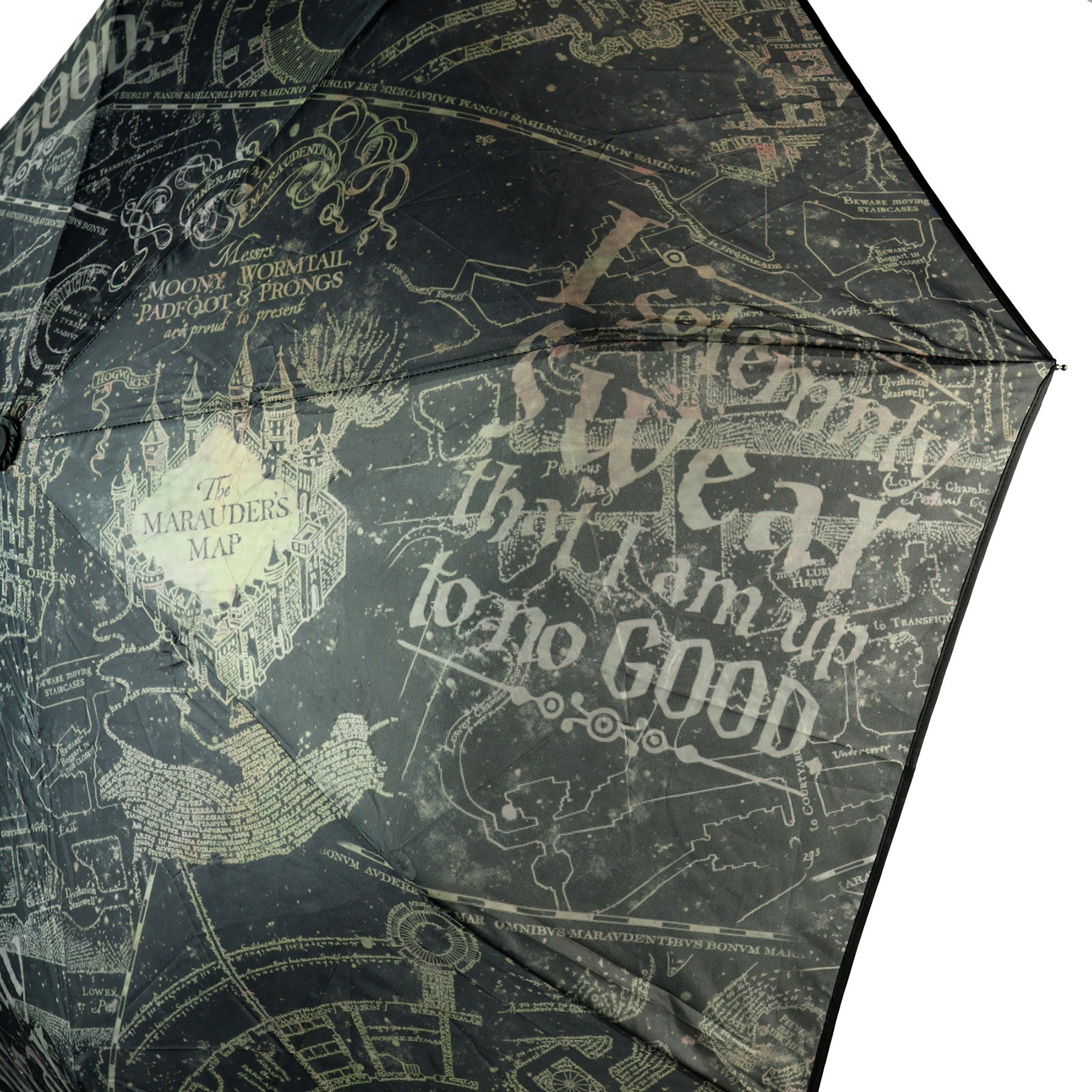 Harry Potter Umbrella I Solemnly Swear Marauder's Map Travel Compact 10"