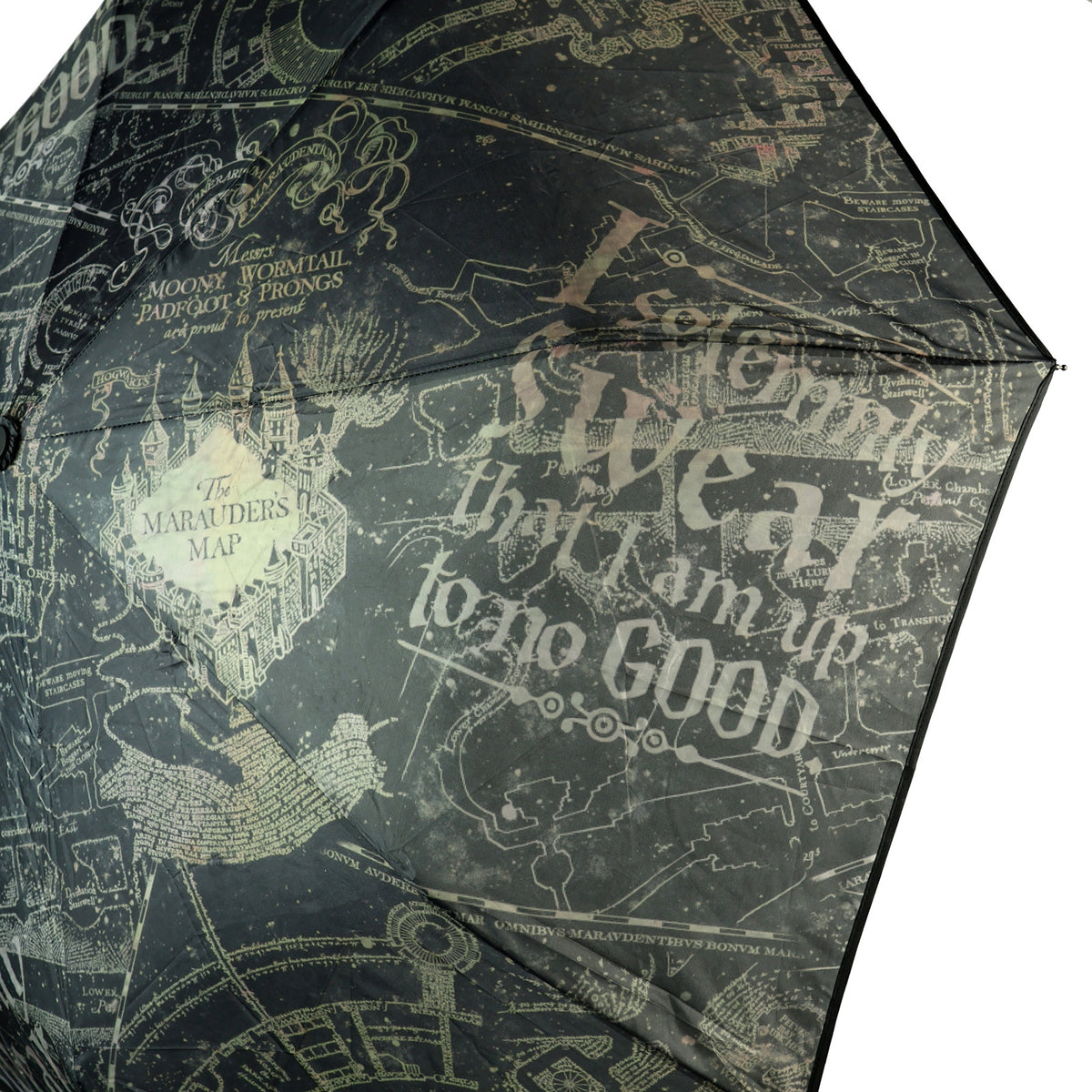 Harry Potter Umbrella I Solemnly Swear Marauder's Map Travel Compact 10"