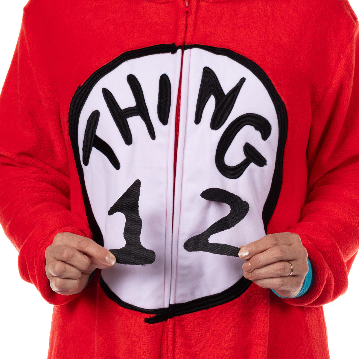 Dr. Seuss Thing 1 & Thing 2 Adult Costume Kigurumi Union Suit