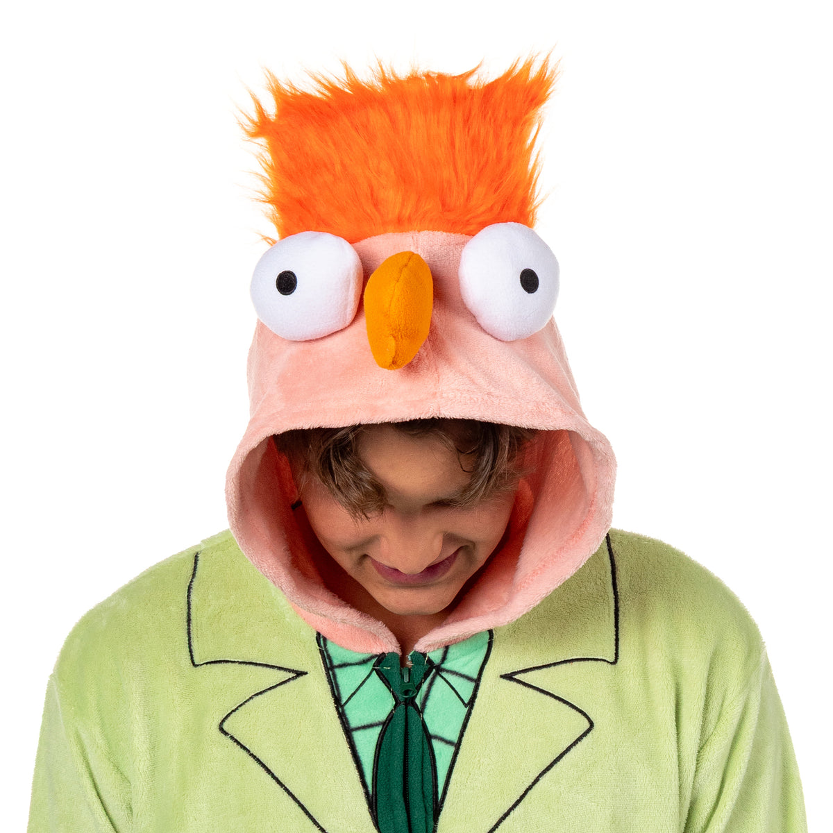 Disney The Muppets Adult Beaker Character Costume Kigurumi One Piece Pajama