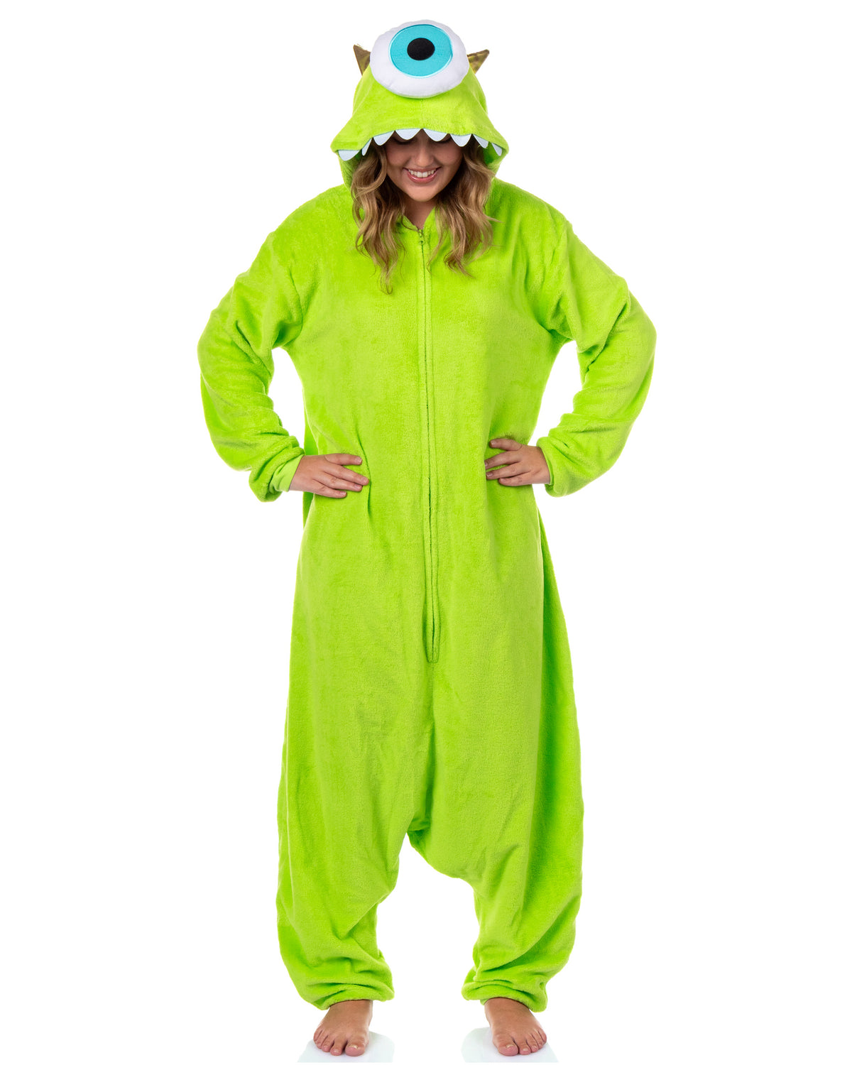 Disney Monsters Inc. Kigurumi Adult Mike Wazowski Costume Pajama Union Suit