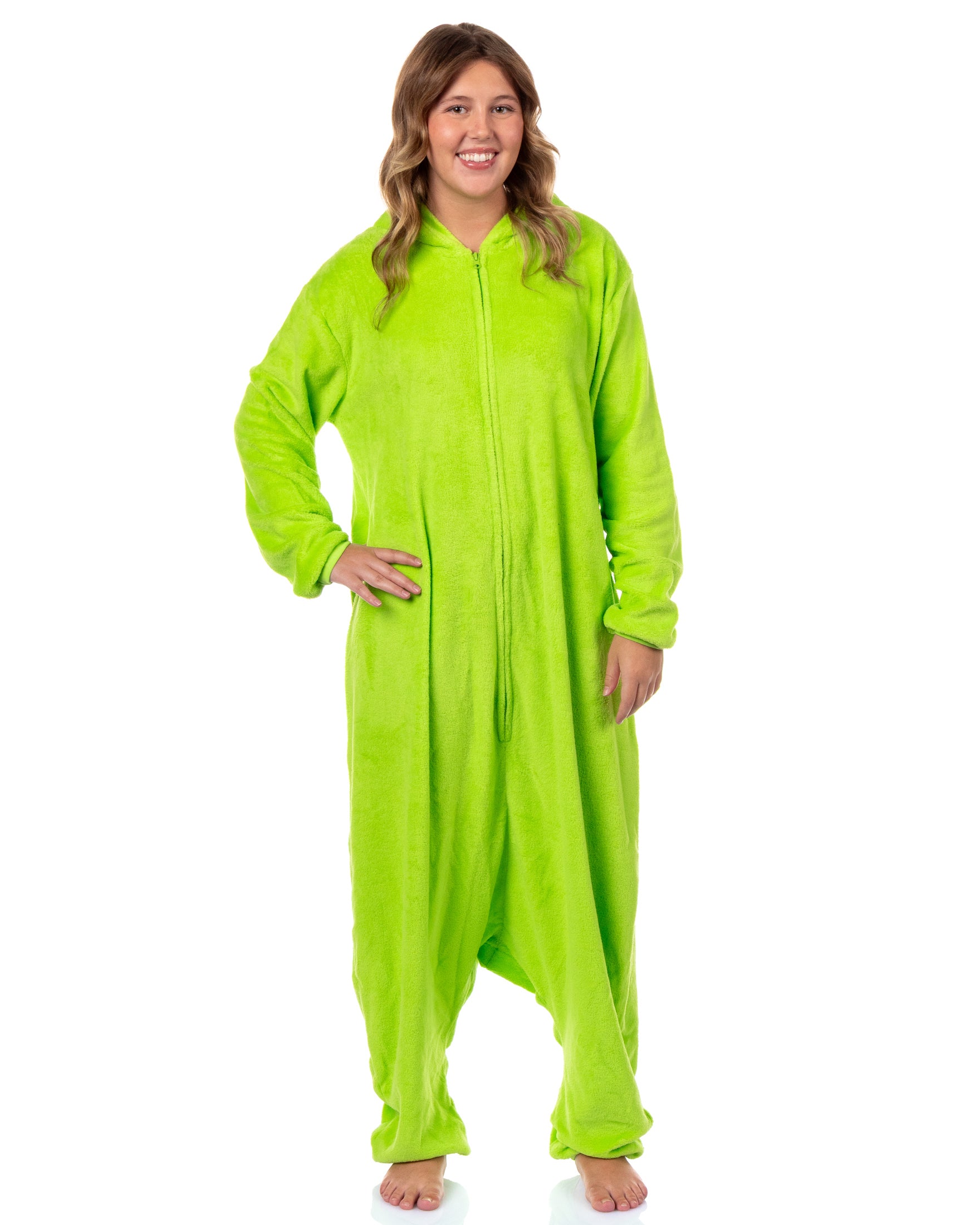 Disney Monsters Inc. Kigurumi Adult Mike Wazowski Costume Pajama Union Suit
