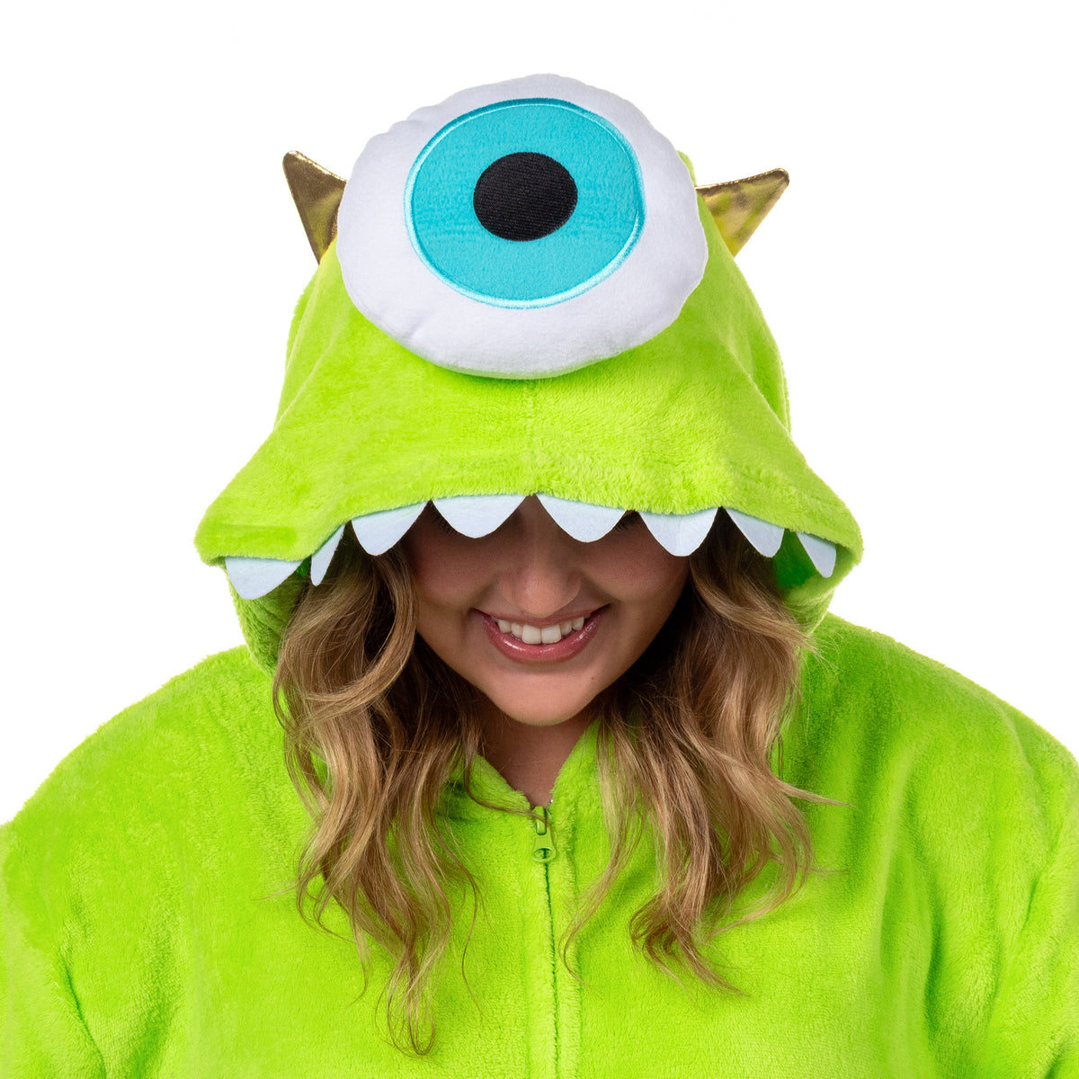 Disney Monsters Inc. Kigurumi Adult Mike Wazowski Costume Pajama Union Suit