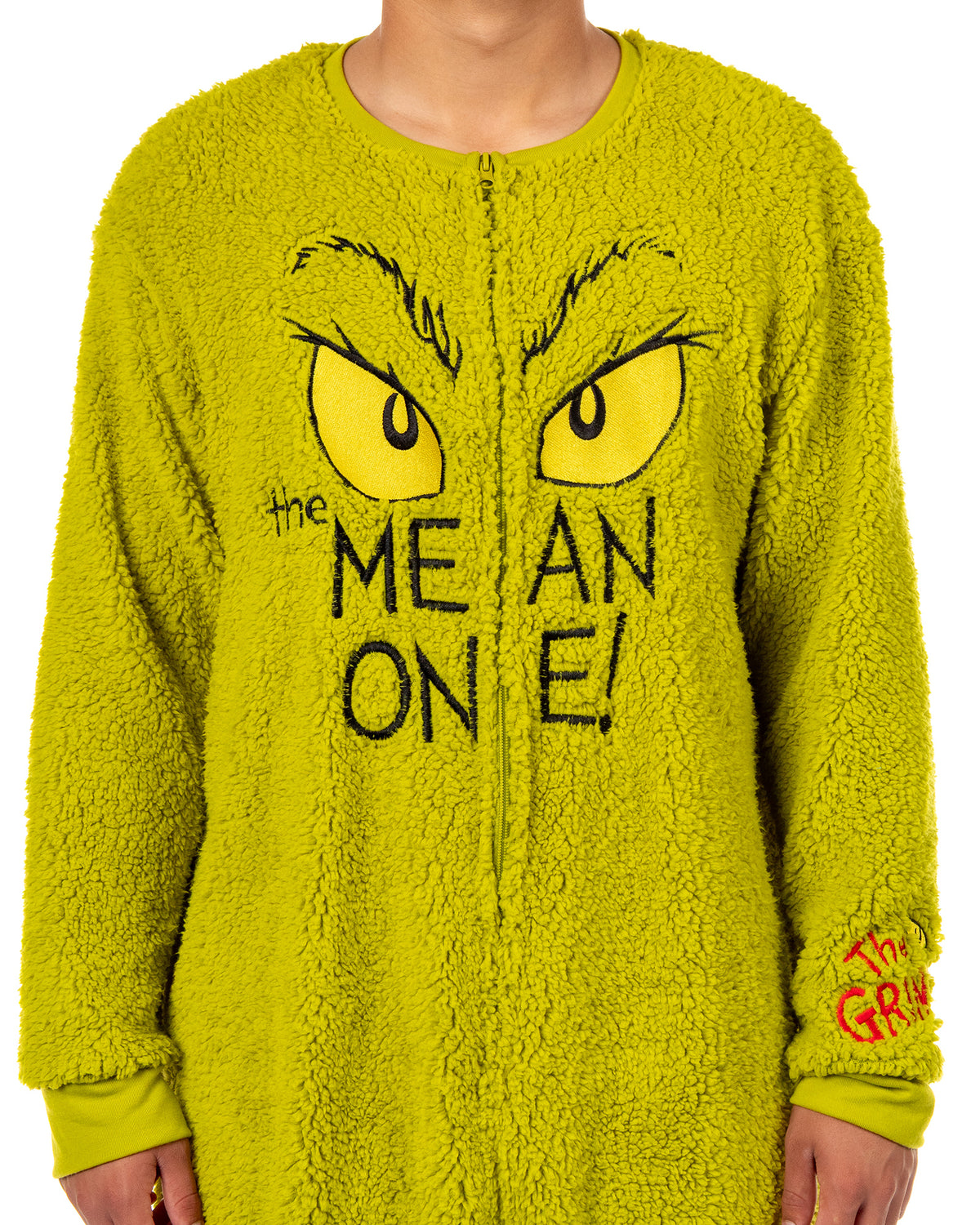 Dr. Seuss The Grinch Union Suit One Piece Pajama Loungewear Sleepwear