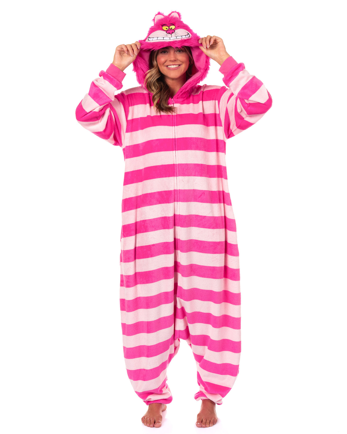 Disney Cheshire Cat Union Suit Women's Kigurumi Costume Pajama