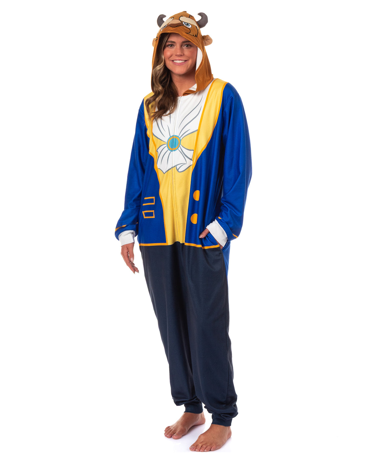Disney Beauty and The Beast Union Suit Men's Costume Pajama