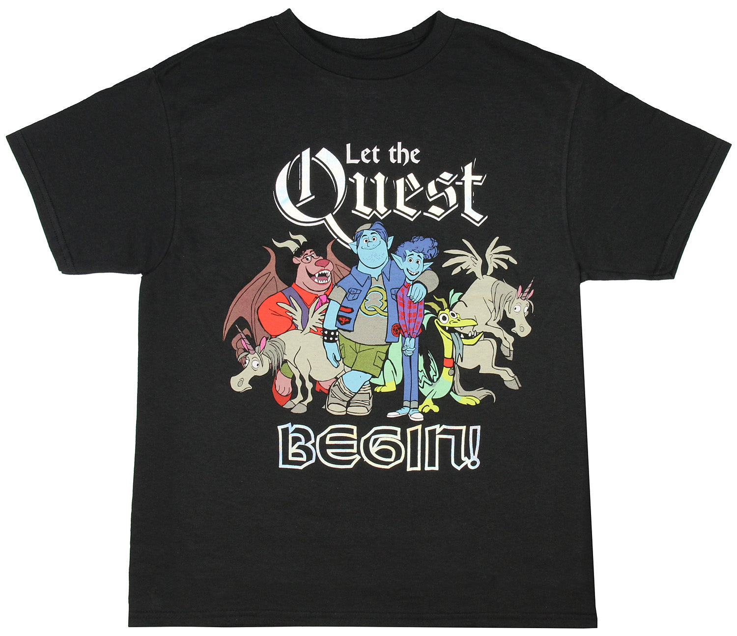 Disney Onward Boy's Ian and Barley Let The Quest Begin T-Shirt Kids