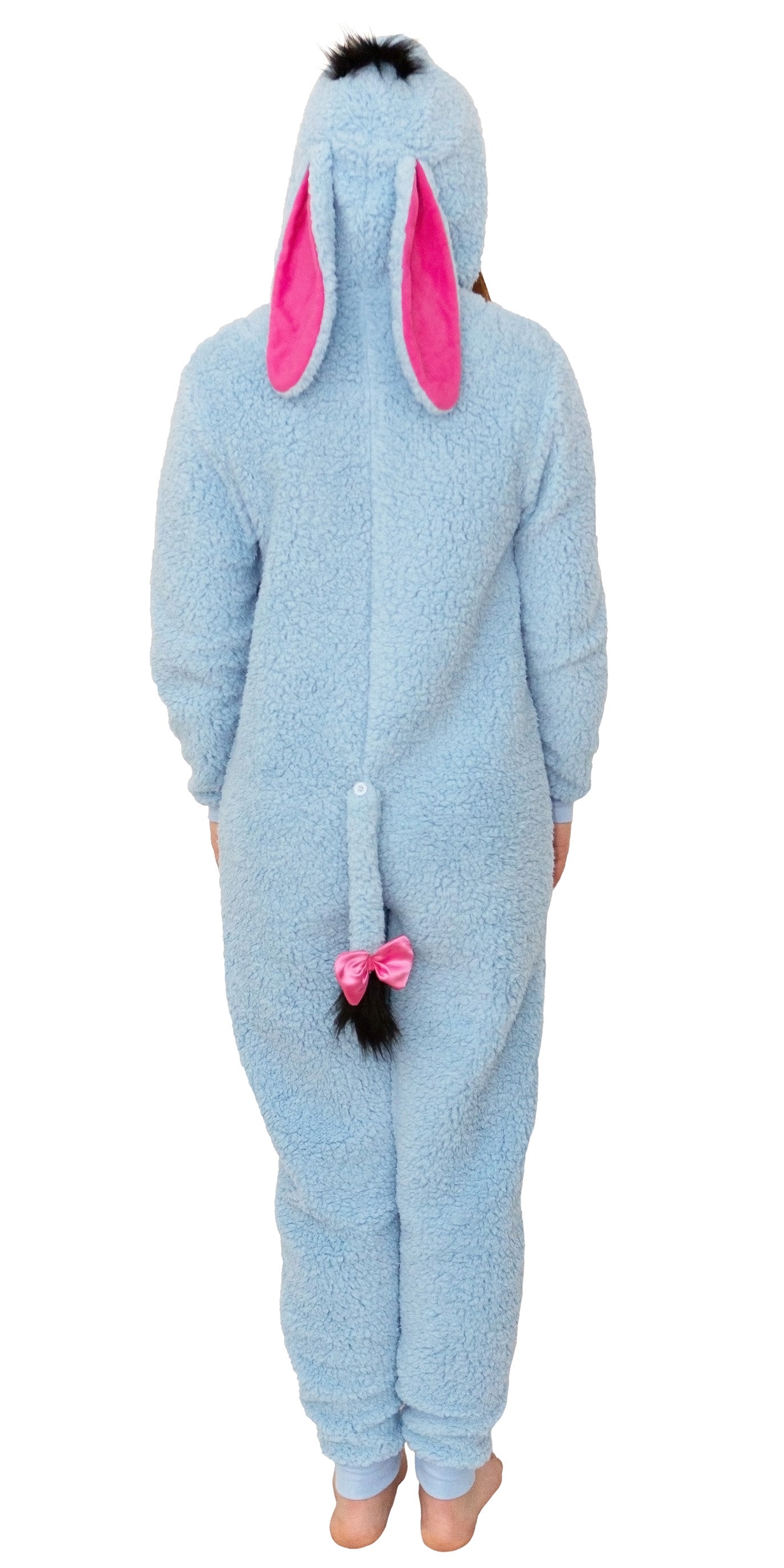 Disney Winnie The Pooh Adult Eeyore Fleece Cosplay Costume Union Suit Pajama