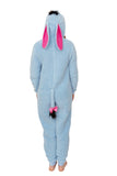 Disney Winnie The Pooh Adult Eeyore Fleece Cosplay Costume Union Suit Pajama LG