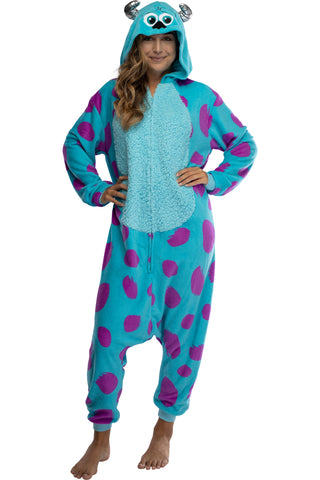 Disney Monsters Inc. Unisex Adult Sulley Kigurumi Cosplay Costume Union Suit