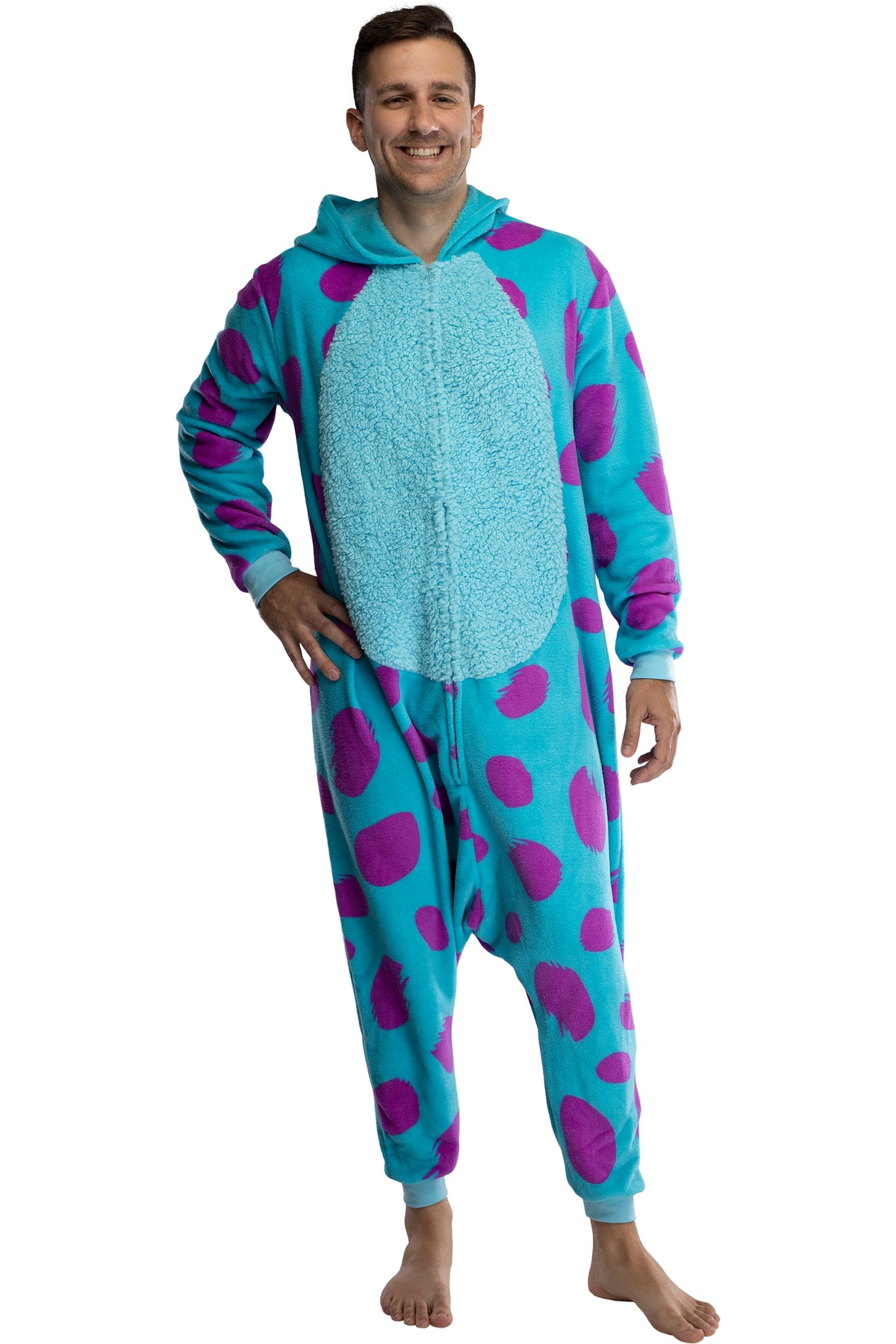 Disney Monsters Inc. Unisex Adult Sulley Kigurumi Cosplay Costume Union Suit