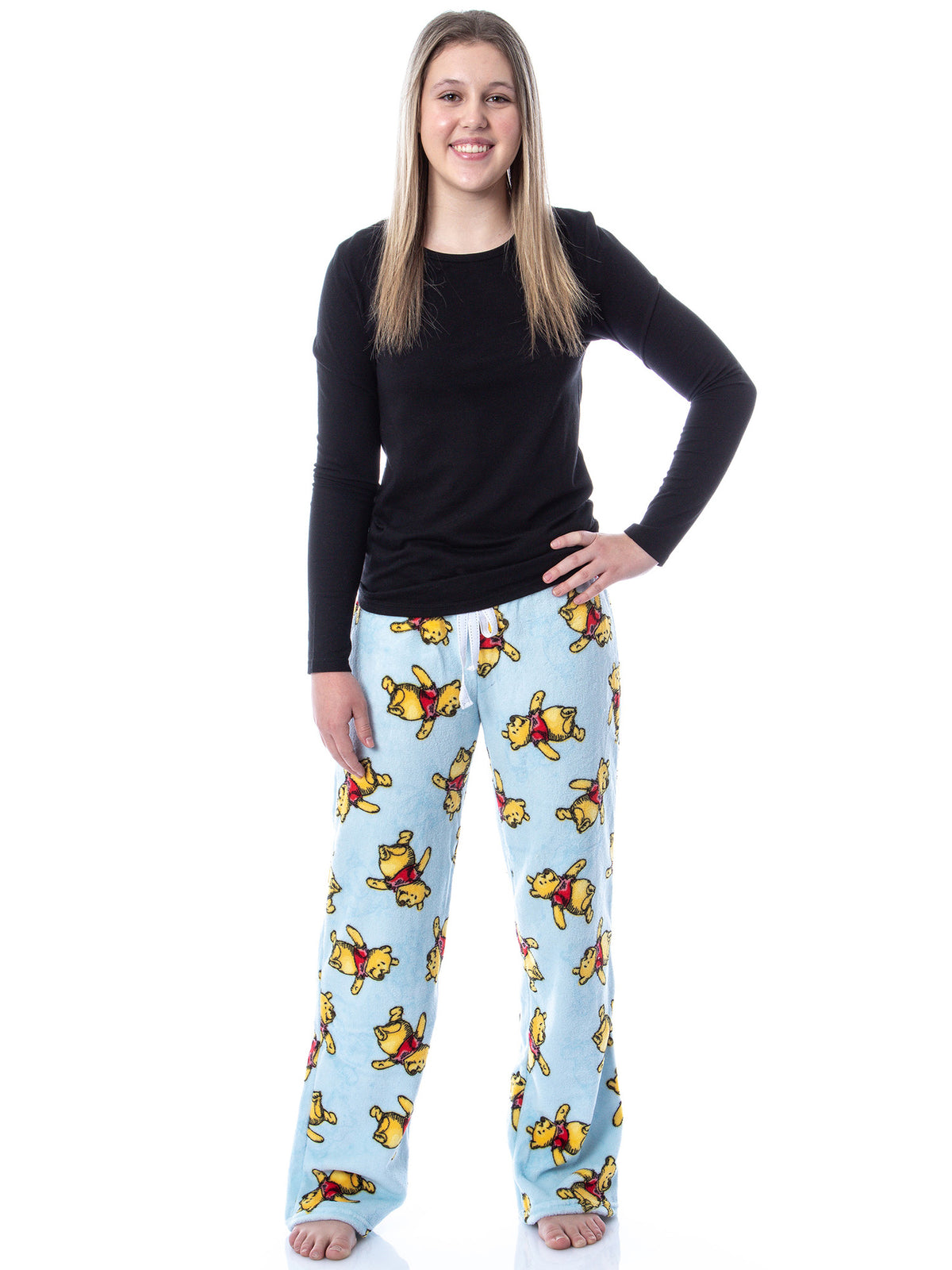 Disney Winnie The Pooh Pajama Pants Women's Sketch Toss Print Loungewear