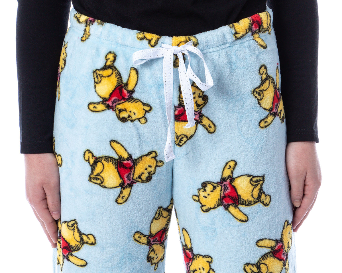 Disney Winnie The Pooh Pajama Pants Women's Sketch Toss Print Loungewear