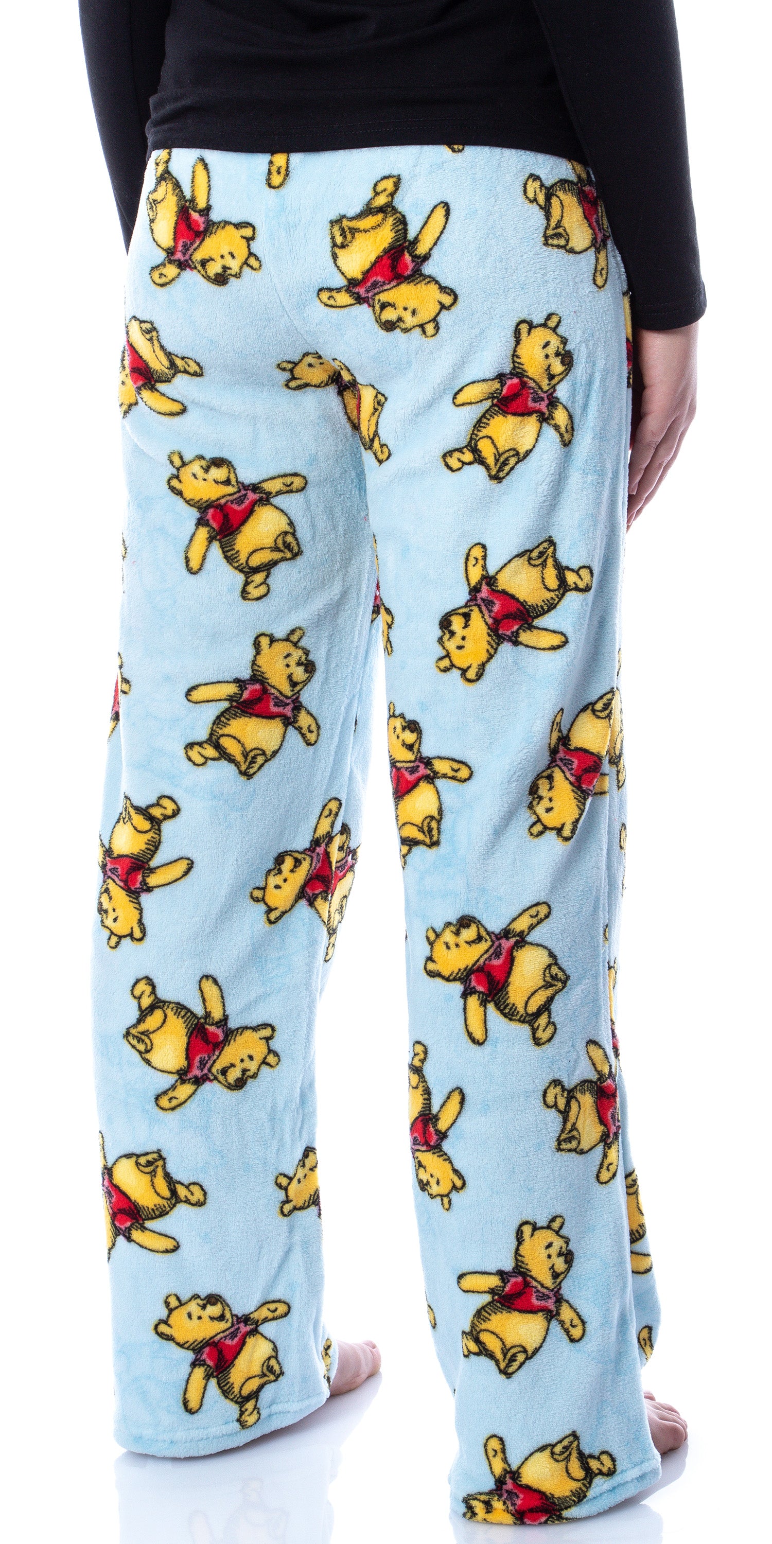 Disney Women's Winnie The Pooh Sketch Toss Print Loungewear Pajama Pants