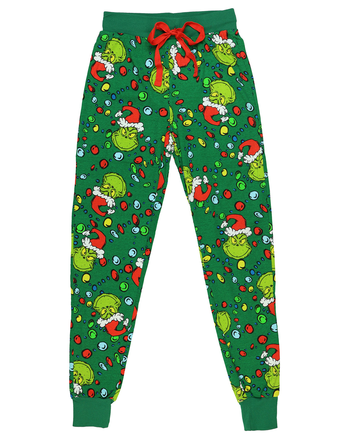 Dr. Seuss The Grinch Pajamas Women's Long Sleeve Shirt and Pant Set