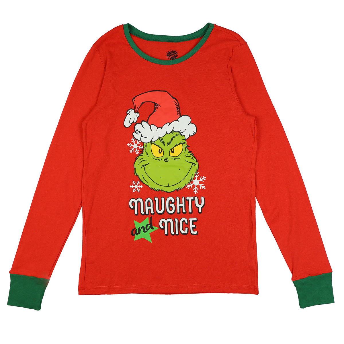 Dr. Seuss The Grinch Pajamas Women's Long Sleeve Shirt and Pant Set