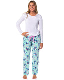 Disney Woman's Stitch Fun Cozy Fleece Pajama Pants Junior's Adjustable Waist