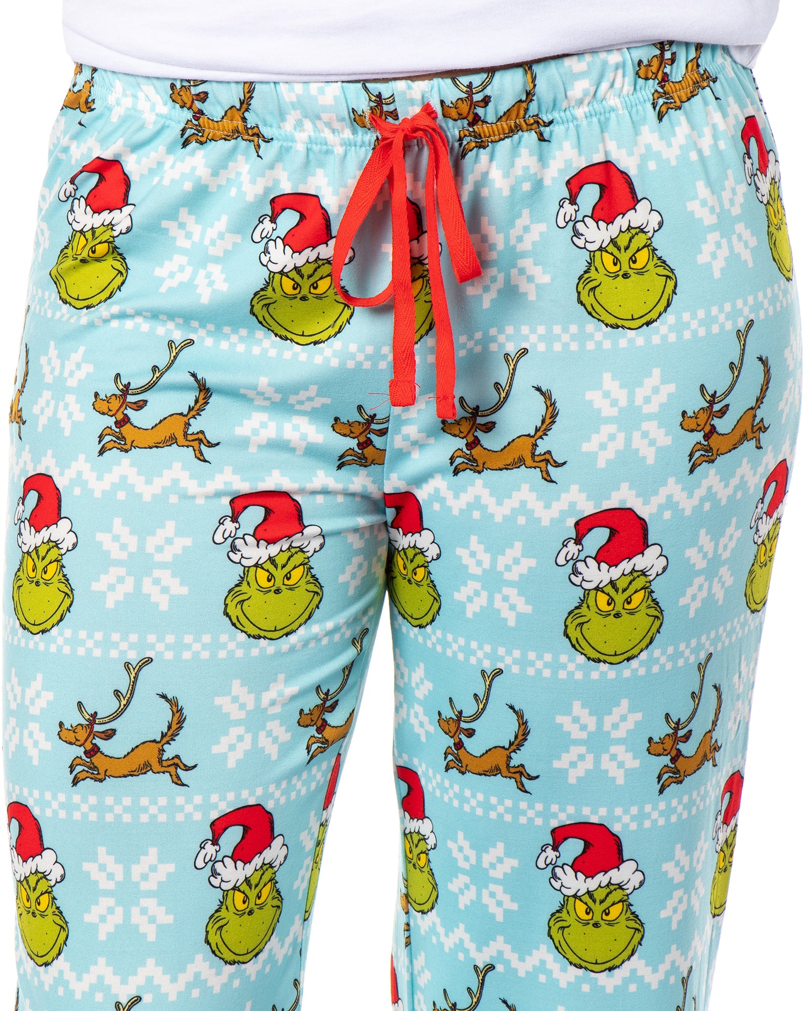 Dr. Seuss The Grinch Women's Ugly Sweater Grinch and Max Lounge Sleep Pant