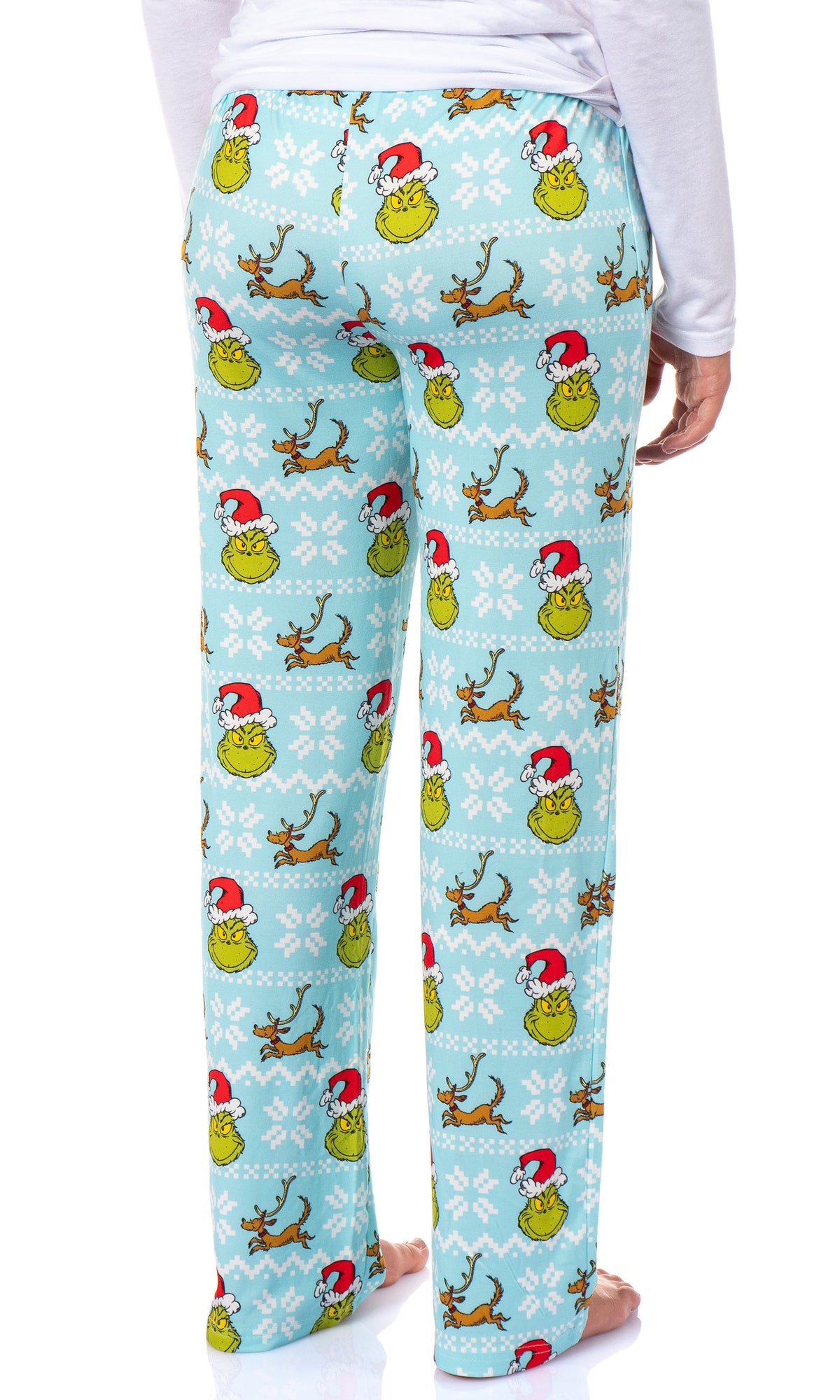 Dr. Seuss The Grinch Women's Ugly Sweater Grinch and Max Lounge Sleep Pant