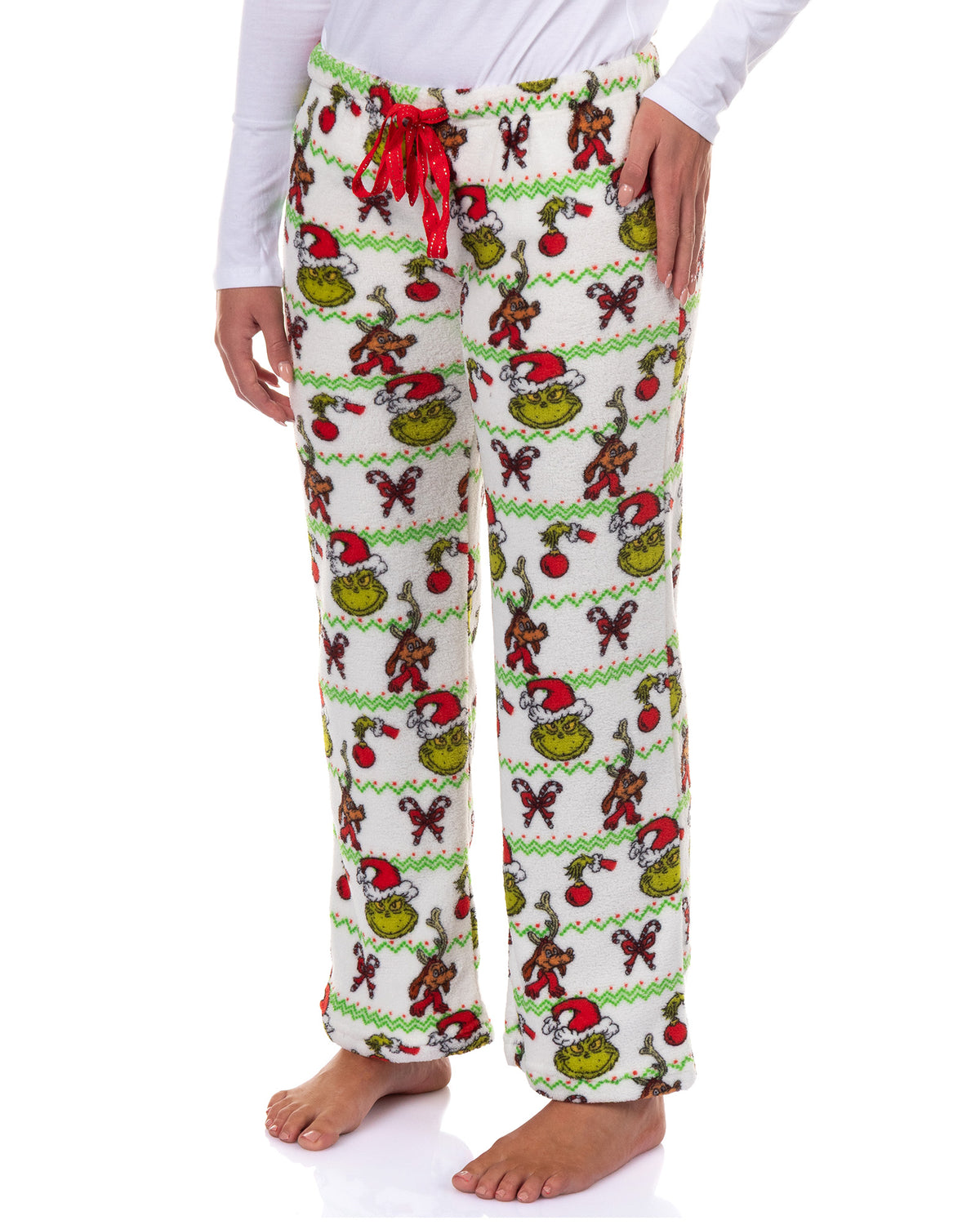 Dr. Seuss The Grinch Pajama Pants Women's Ugly Sweater Lounge PJ Bottoms