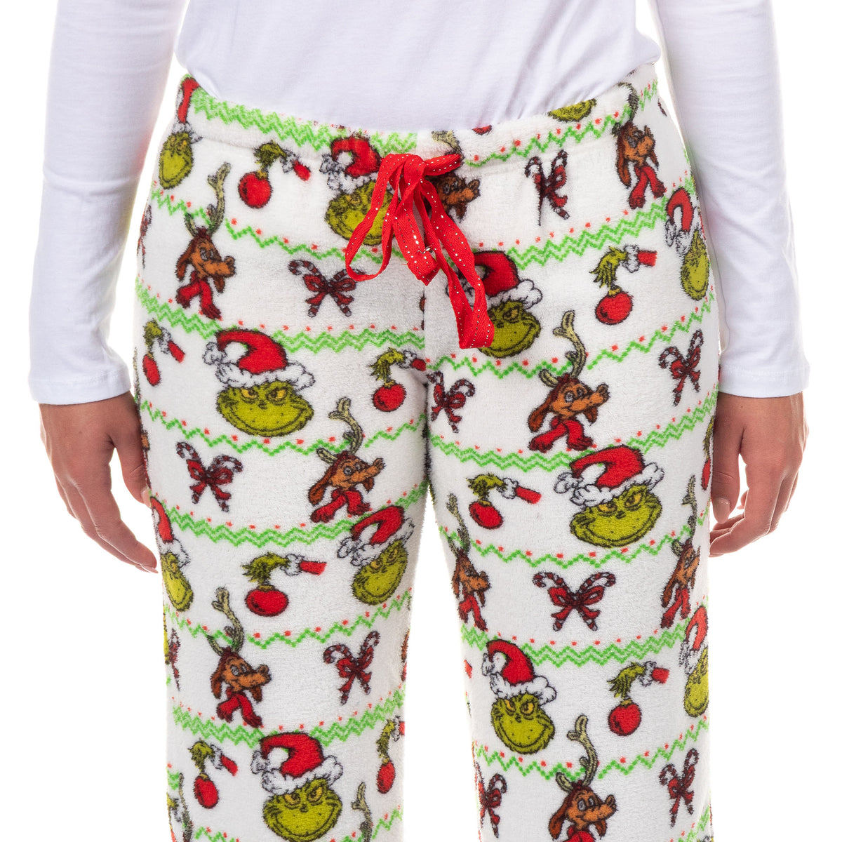 Dr. Seuss The Grinch Pajama Pants Women's Ugly Sweater Lounge PJ Bottoms