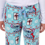 Disney Stitch Pajama Pants Women's Santa Hat Gifts Lounge Bottoms