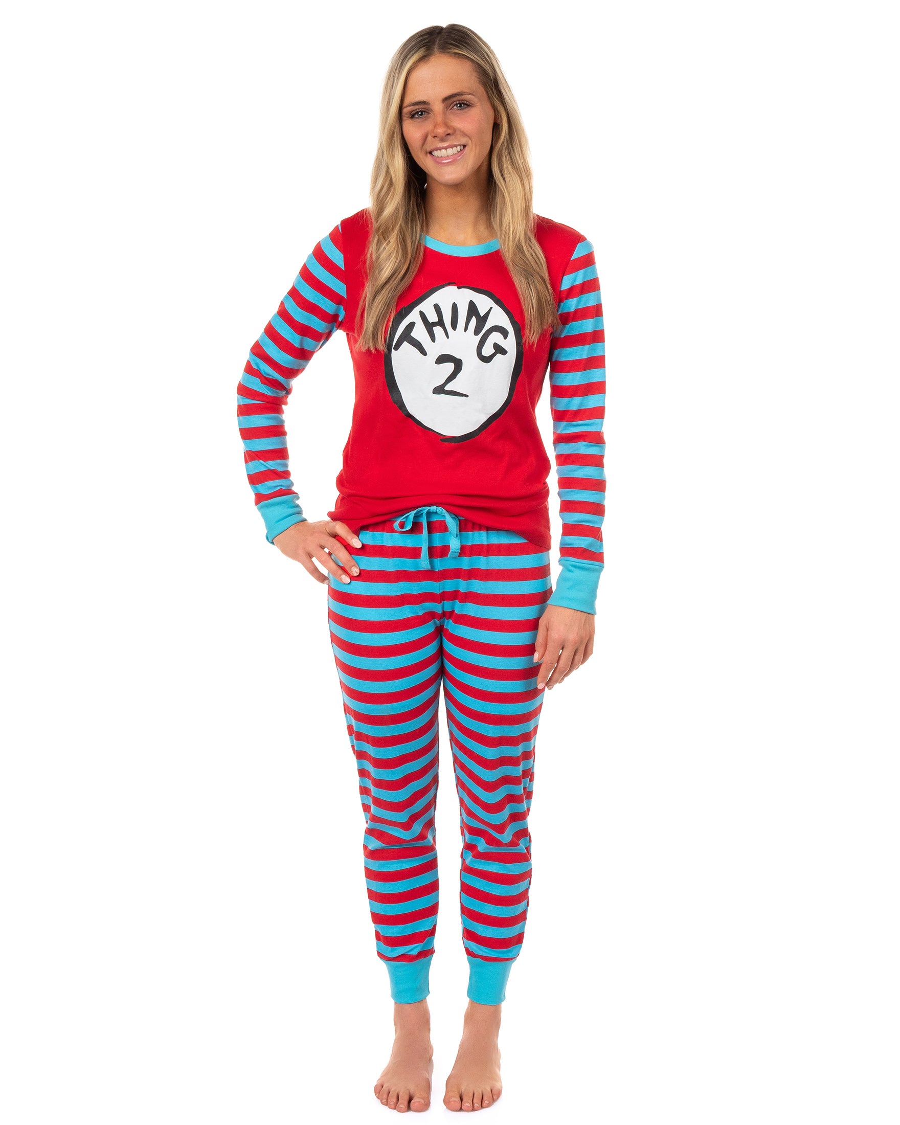Dr. Seuss Thing 1 and Thing 2 Matching Family Pajama Set