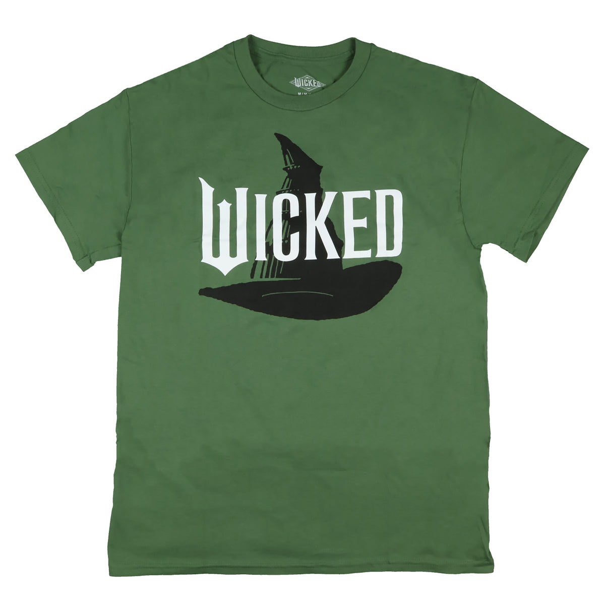 Wicked T Shirt Men's Elphaba Witch Hat Logo Adult Short Sleeve Graphic Tee