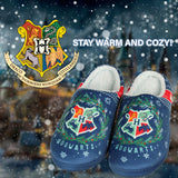 Harry Potter Hogwarts Unisex Memory Foam House Slippers For Women Men