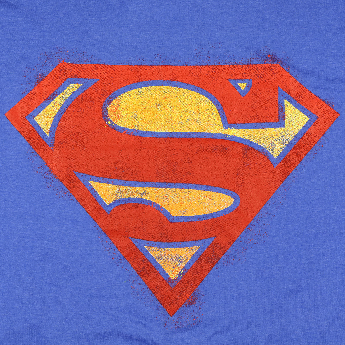 DC Comics Superman T-Shirt Men's Signature S Shield Worn-In Design Tee