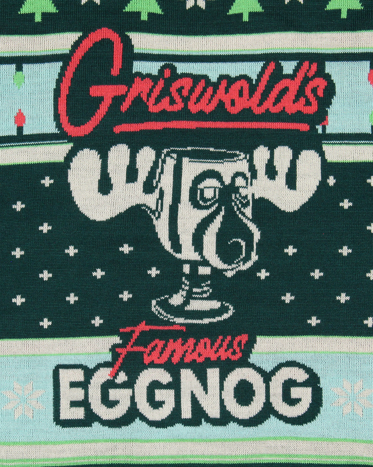 National Lampoon's Christmas Vacation Men's Famous Eggnog Ugly Sweater for Christmas