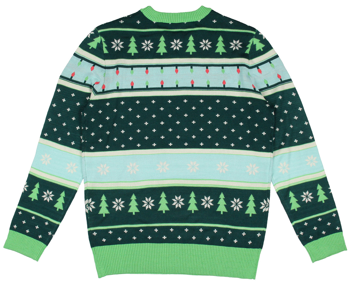 National Lampoon's Christmas Vacation Men's Famous Eggnog Ugly Sweater for Christmas