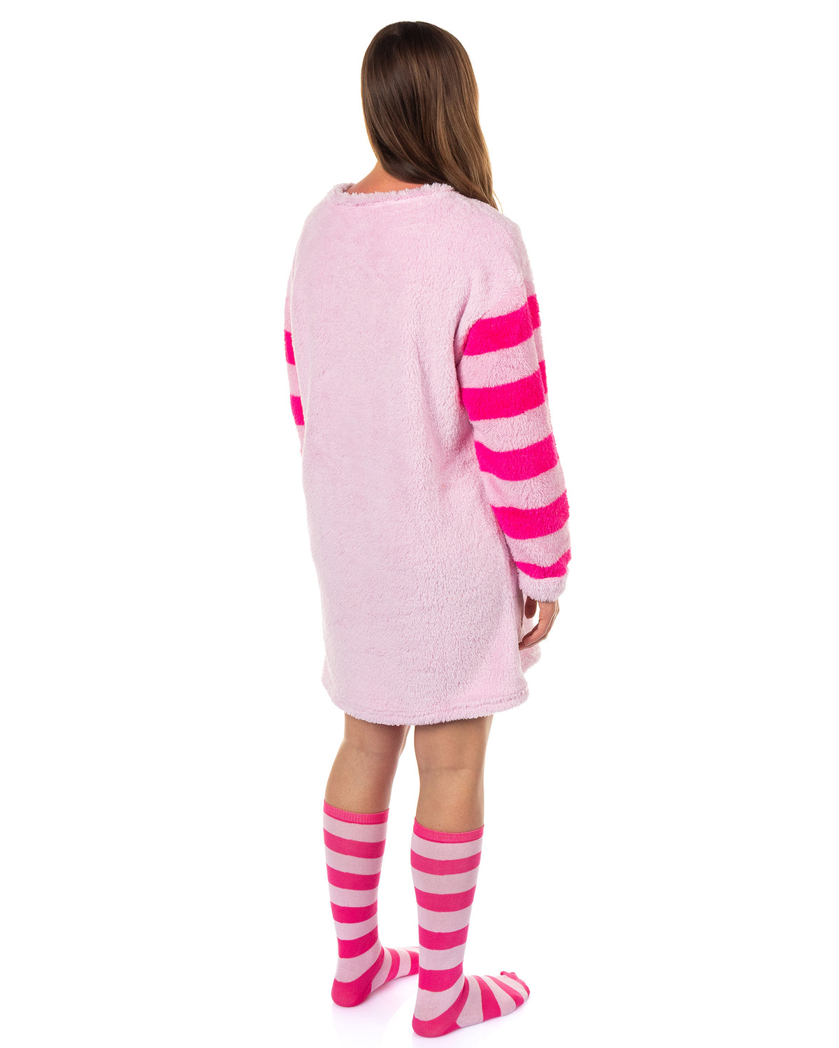 Dr. Seuss The Grinch Women's Pullover Fleece Sleepshirt With Knee High Socks